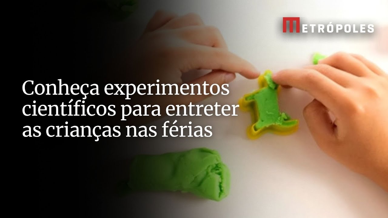 Conheça experimentos científicos para entreter as crianças nas férias
