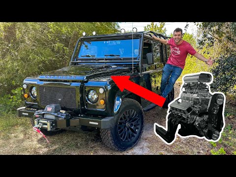 Test Driving Epic Vehicles: Defender 110 and Modernized Series 3 Jaguar at ECD Auto Design