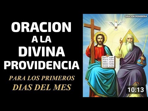 ORACIÓN A LA DIVINA PROVIDENCIA PARA COMENZAR EL MES DE NOVIEMBRE/24