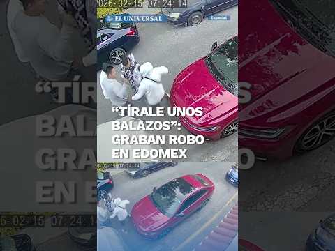 Captan robo de auto con una niña a bordo en Edomex #shorts