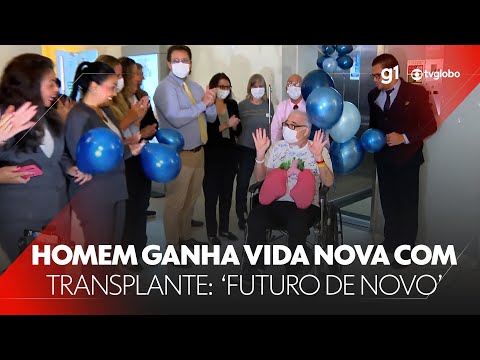 Conheça a história de homem que ganhou vida nova graças a um transplante #g1 #JN #shorts