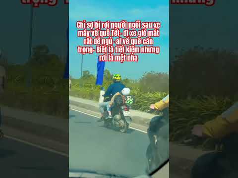 Xe khách sợ đông - chạy xe máy đây