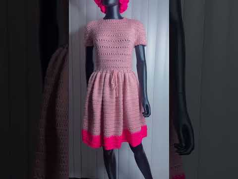 I turned the top into a dress. Love it #crochetfyp #crochetshorts #explorepage