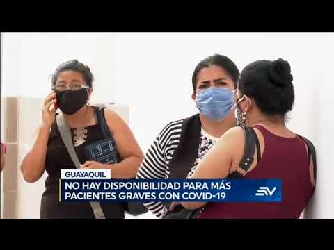 Escasean camas en cuidados intensivos de hospitales en Guayas