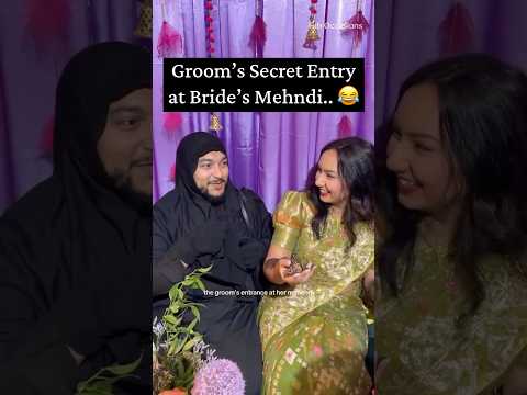 Groom <strong>Crashes</strong> Bride’s Mehndi in Burqa | <strong>Wedding</strong> Fun | Couple Goals | Shaadi Vibes | <strong>Wedding</strong> Comedy