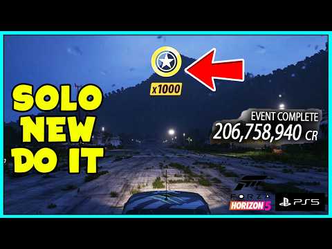 *NEW* Forza Horizon 5 UNLIMITED Skills Points On PS5! SOLO! (Millions CR per Second) PS5/XBOX!