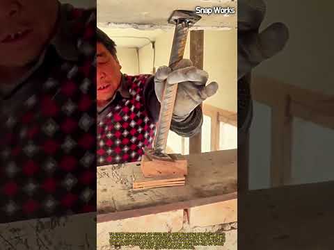 나사산 없이 회전 밀착으로 상부 하중을 분산하는 원리 #worker #process #engineering #civilwork #rebar