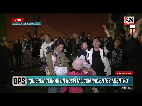 TRABAJADORES SE RESISTEN AL CIERRE DEL EX CENARESO: ¿QUÉ VA A PASAR CON LOS PACIENTES?