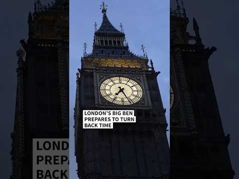 London’s Big Ben prepares to turn back time | AFP #shorts