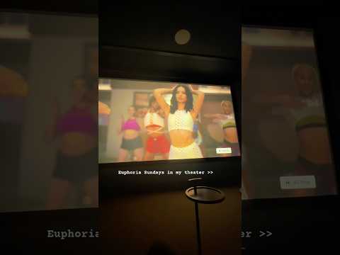 Euphoria Sundays in the movie room such a vibe #euphoria #hbomax #hometheater ￼