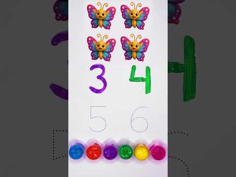 🔢 Numbers 1 To 6 Are Ready 🎨 <strong>Time</strong> To Add Some <strong>Color</strong> 🌈