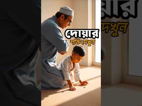 ছেলেটি হারানো কয়েন পেলো! দোয়ার শক্তি দেখুন 🕊️ #1minutestory #motivation #islamicshorts #আল্লাহরপথে