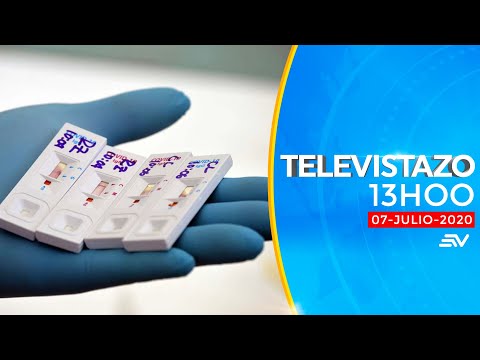 Televistazo 13h00 8/julio/2020 - Noticias Ecuador