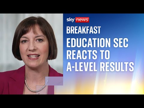 Education sec vows to tackle 'entrenched inequalities' as she wishes A Level students luck