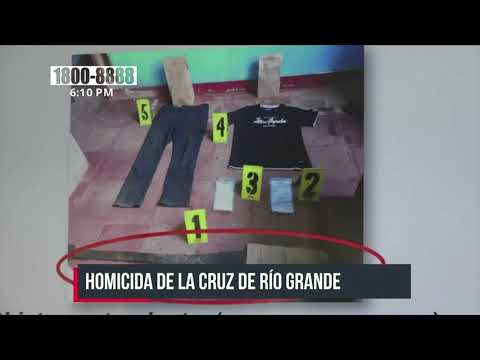 Policía Nacional esclarece caso de homicidio en la Cruz de Río Grande - Nicaragua