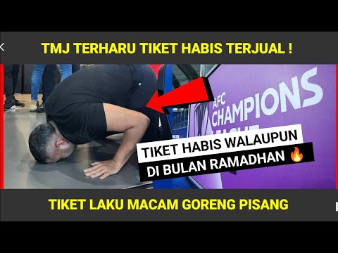 TMJ TERHARU TIKET JDT VS SANFRECCE HIROSHIMA HABIS TERJUAL