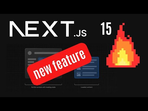 This new Next.JS feature changes how pages are rendered - NextJS 15 in 10 minutes