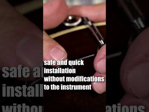 KNA MP-2 portable pickup for mandolin with volume control #Shorts