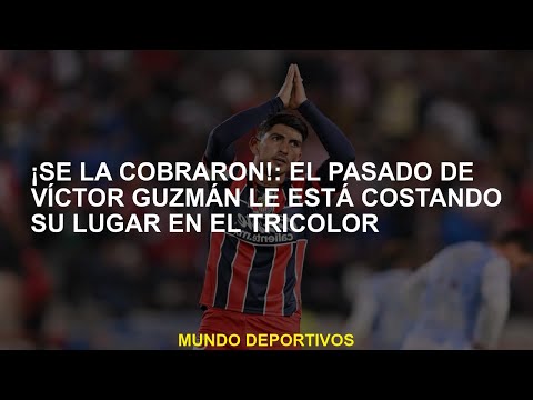 ¡Lo cobraron!: El pasado de Víctor Guzmán está costando su lugar en el tricolor