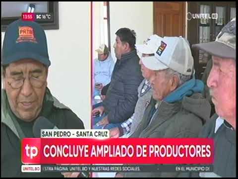 13072024 CONCLUYE AMPLIADO DE PRODUCTORES AVASALLADOS DEL MUNICIPIO DE SAN PEDRO UNITEL