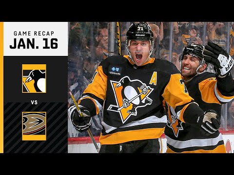 GAME RECAP: Penguins vs. Ducks (01.16.23) | Guentzel Nets Overtime Winner