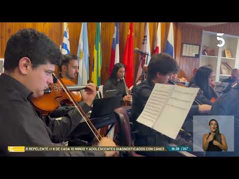 La Orquesta Juvenil Nacional del Sodre realizó concierto “Por la Paz y la Ciencia” en la Antártida