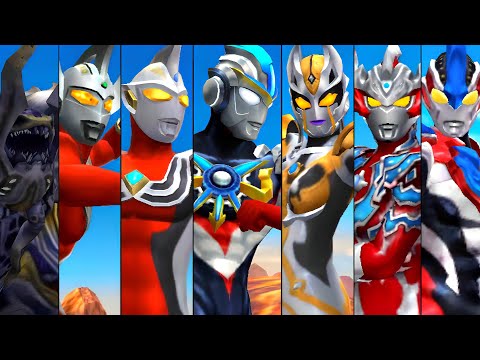オーブトリニティ・カルミラ・タイガ トライストリウム・タロウ・ジャスティス・メガロゾーア【ウルトラマン フュージョンファイト◆ウルトラファイル ULTRAMAN】