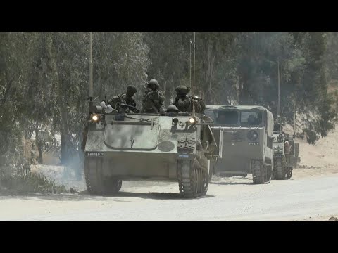 Israeli troops along the border with Gaza | AFP
