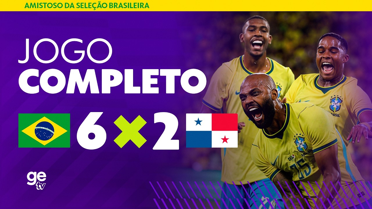 BRASIL X PANAMÁ | AO VIVO E COM IMAGENS | AMISTOSO DA SELEÇÃO | ge tv
