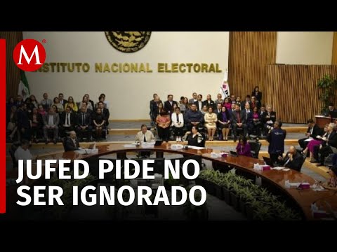 JUFED pide al Instituto Nacional Electoral respetar las suspensiones que frenan la reforma judicial