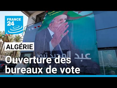 Ouverture des bureaux de vote en Algérie : victoire attendue d'Abdelmadjid Tebboune • FRANCE 24