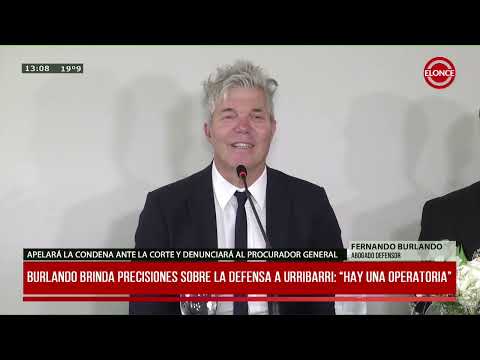 Caso Urribarri: Burlando apelará a la Corte y denunciará a Jorge Amilcar García
