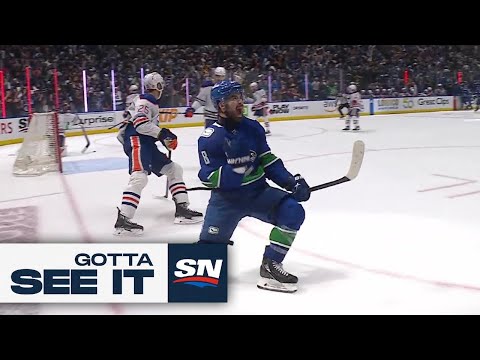 GOTTA SEE IT: Canucks Score Two Rapid-Fire Goals To Snatch Late Lead In Game 1