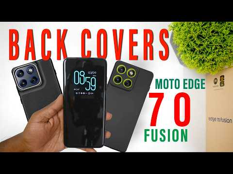 Moto Edge 70 fusion back cover and screen guards | Best Back cover for moto edge 70 fusion