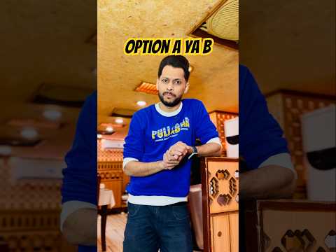 Ap konsa option choose krte?😂 option A ya option B? 😁 Salman Noman❤️ #shorts