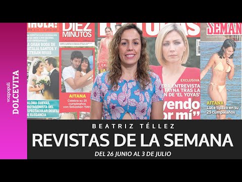 María José Suárez y Escassi, Mar Flores, Fayna y Edmundo Arrocet, en las revistas