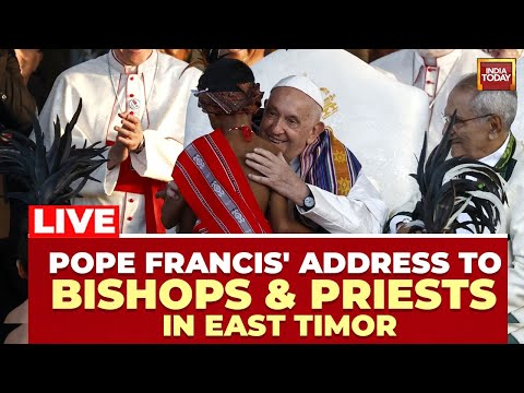 Pope Francis LIVE From East Timor | Pope Francis' Address At Meeting With Bishops, Priests, Deacons