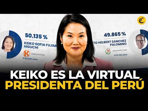 ONPE al 100%: Keiko Fujimori lidera conteo y es la virtual presidenta del Perú | El Comercio