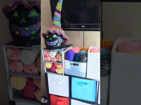 #organizing my office #crochet #yarn #crafting #tidywithme #diy #handmade #smallbusiness