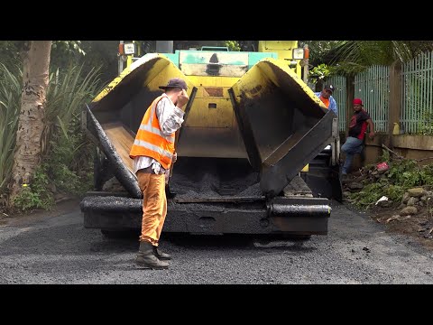 Avanza proyecto de mejoramiento vial en distrito V de Managua