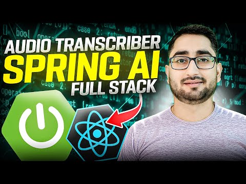 I Coded an Audio Transcriber Using Spring AI and React JS in 1 Hour | Spring Boot Full Stack