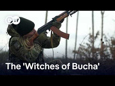 How this group of women fighters defends Bucha three years into the Russian invasion | DW News