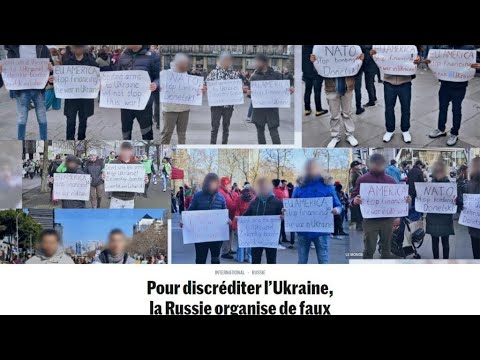 Faux rassemblements pro-russes en Europe: Discréditer l'Ukraine, l'Otan et l'UE • FRANCE 24