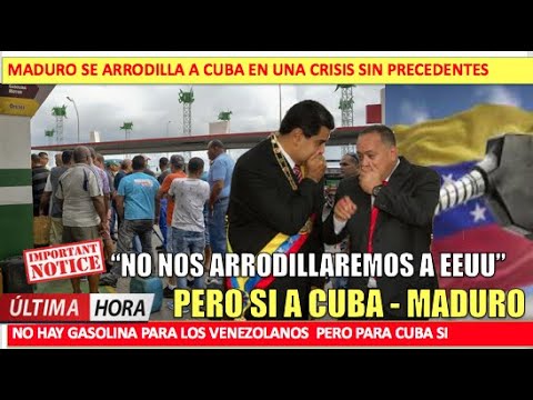 Maduro no se arrodilla a EEUU pero si a Cuba
