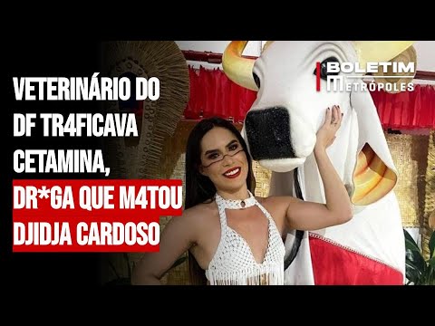 Veterinário do DF traficava cetamina, dr*ga que matou Djidja Cardoso