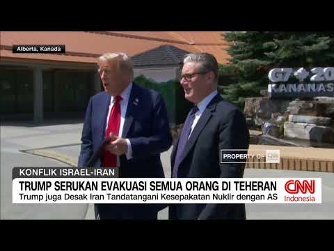 Trump Tolak Gabung G7, Desak Warga Teheran Mengungsi