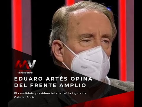 Candidato Artés: El Frente Amplio es la Concertación 2.0, son los nietecitos de Aylwin