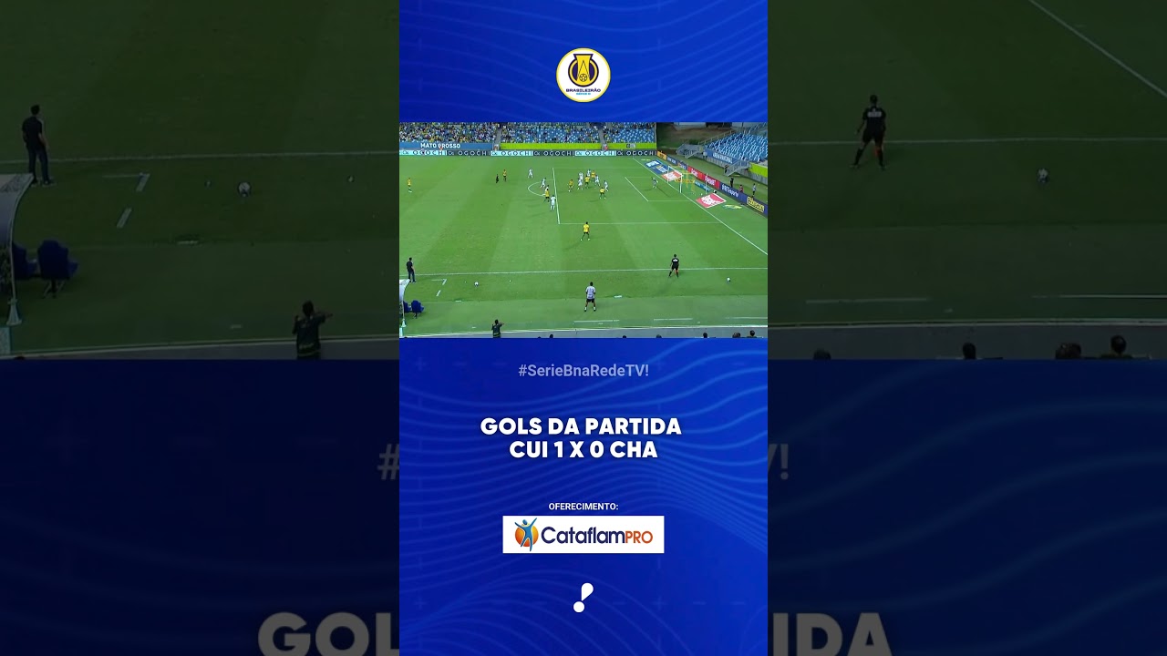 Gols da partida CUI 1 x 0 CHA   Série B 2025