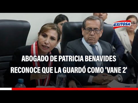 Jorge del Castillo: Abogado de Patricia Benavides reconoce que la guardó como 'Vane 2' en teléfono