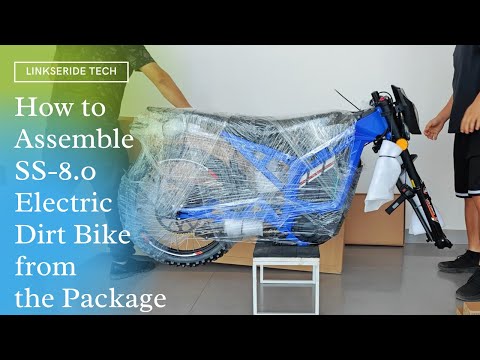 How to Assemble SS-8 Electric Dirt Bike from the Package